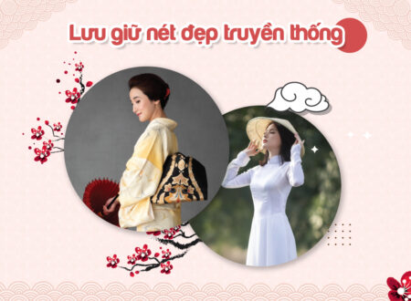 lưu giữ nét đẹp của áo dài và kimono
