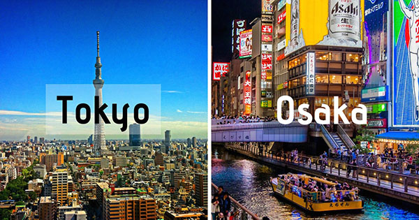 TỔNG CHI PHÍ DU HỌC NHẬT BẢN 2 tokyo và osaka